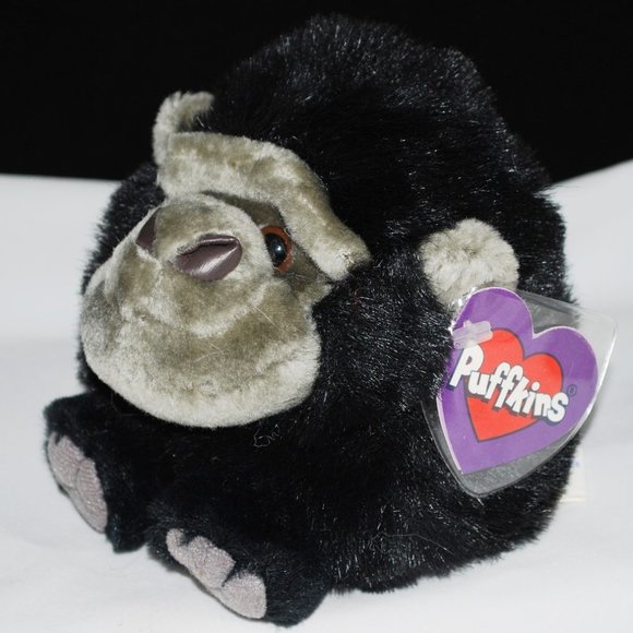 Puffkins Max the Gorilla Plush Bean Bag Swibco Style 6619 - Picture 2 of 4